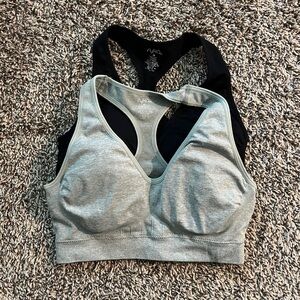 Ryka Gray and Black Sports Bras